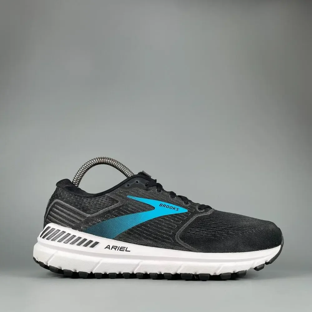 Brooks Ariel 20 Women’s Size 8 B Black Blue Running Sneakers Walking Shoe Casual